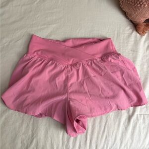 Vibrant Pink Women's Athletic Shorts